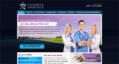 Desktop Screenshot of iconichealthcare.com